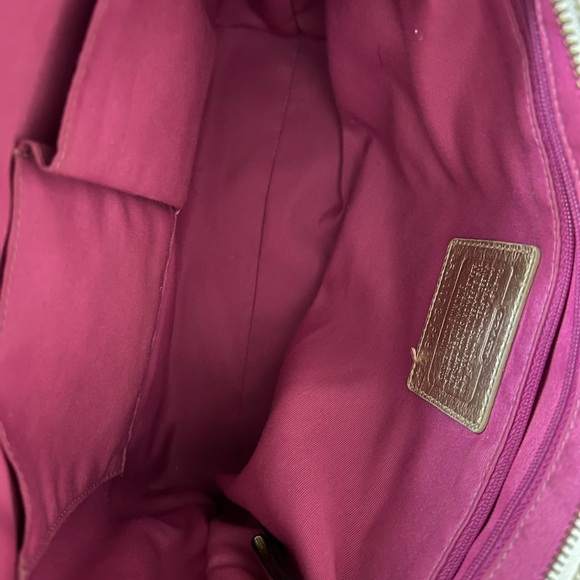 Coach Peyton Tattersall Tote/Shoulder Bag - Picture 4 of 10